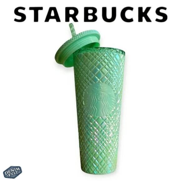 Starbucks Light Green Bling Jeweled Cold Venti Cup (24 oz) | NEW!! - Picture 2 of 10